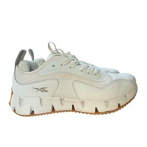Reebok Zig Dynamica 4 Womens Running Shoes Chalk White Gum FFC0096069 Size 9